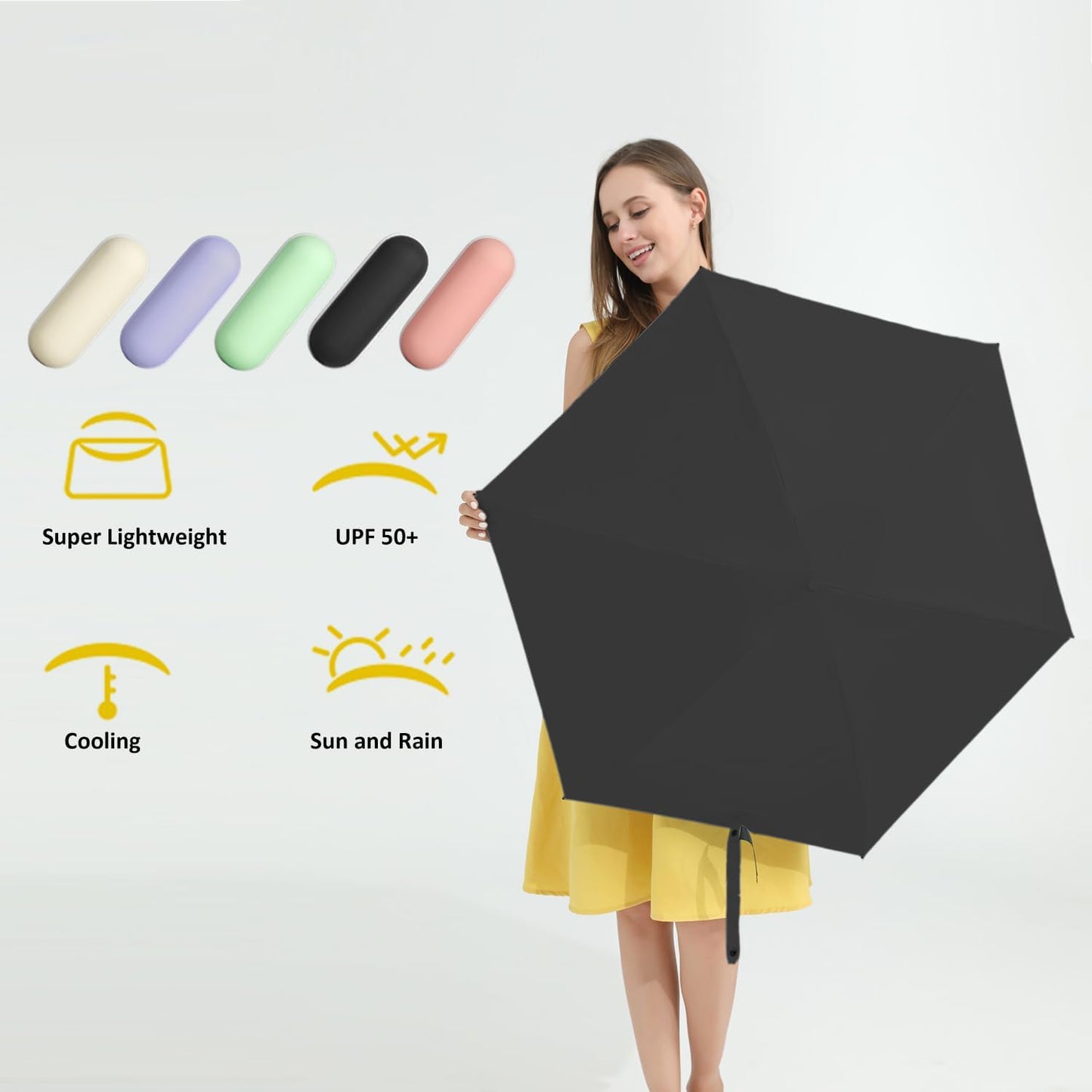 🎁Super Sale💞Mini Wallet Umbrella with Box