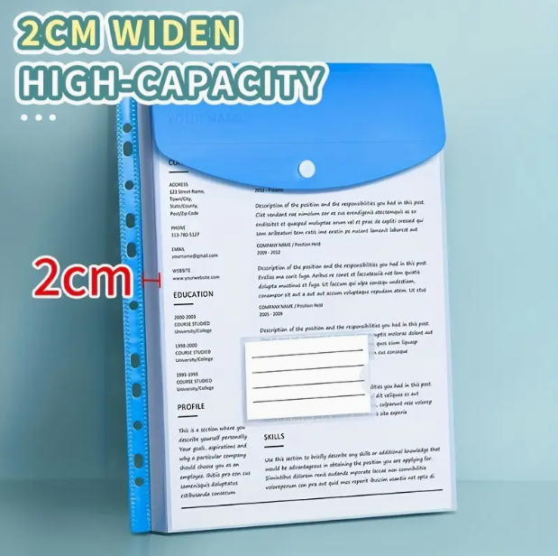 💥Clearance Sale🔥6-Pack A4 High-Capacity Loose-Leaf File Organizer Binder