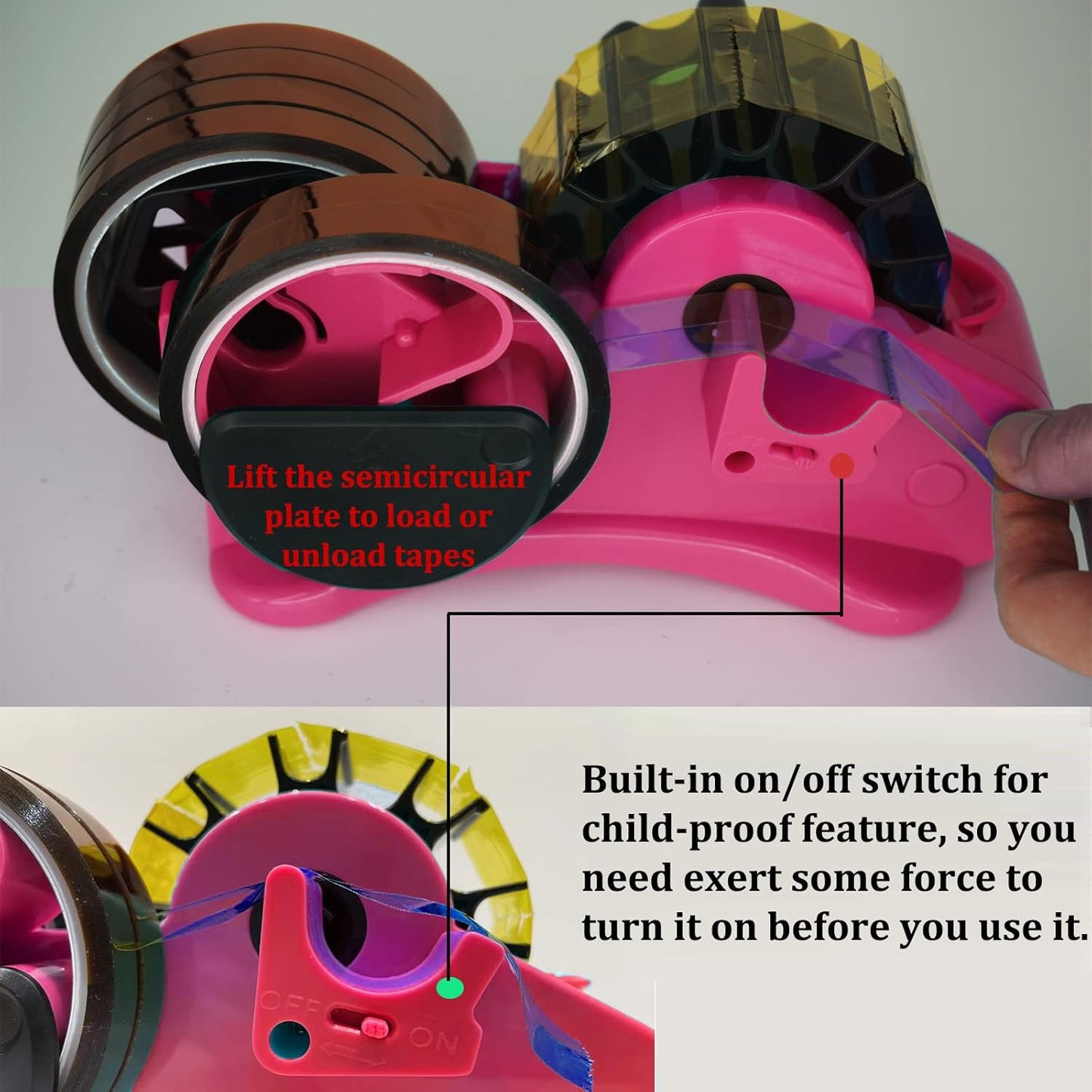 ✨Hot New Arrivals🔥Multi-Roll Cut Thermal Tape Dispenser