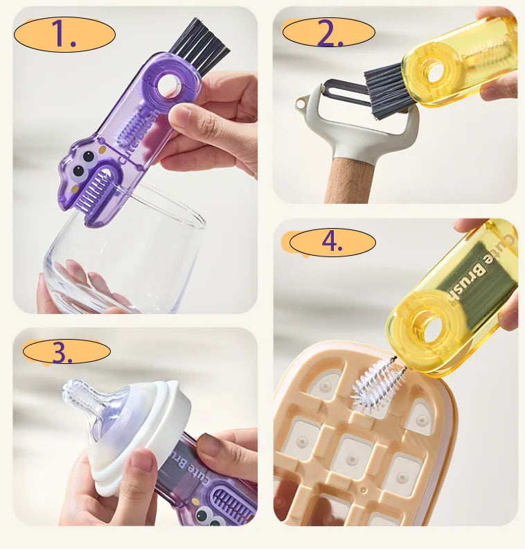 💥Clearance Sale🔥3-in-1 cup lid cleaning brush