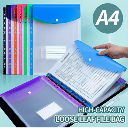 💥Clearance Sale🔥6-Pack A4 High-Capacity Loose-Leaf File Organizer Binder