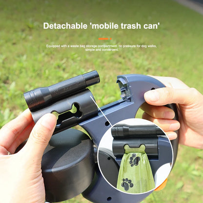 ✨Hot New Arrivals🔥360 Degree Tangle-Free Automatic Double Pet Leash with LED Light