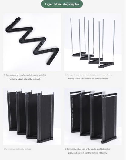 ⏰Today's Special💥DIY four-layer shoe rack